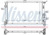 Radiator, engine cooling 606453 Nissens
