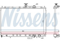 Radiator, engine cooling 606650 Nissens