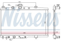 Radiator, engine cooling 606689 Nissens