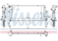Radiator, engine cooling 606739 Nissens
