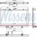Radiator, engine cooling 606768 Nissens