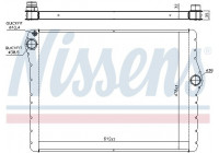 Radiator, engine cooling 60777 Nissens