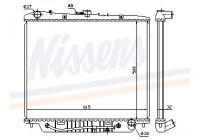 Radiator, engine cooling 60852 Nissens