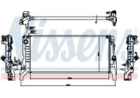 Radiator, engine cooling 60865 Nissens