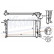 Radiator, engine cooling 61312A Nissens