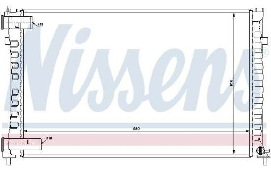Radiator, engine cooling 61322 Nissens