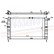 Radiator, engine cooling 61651A Nissens