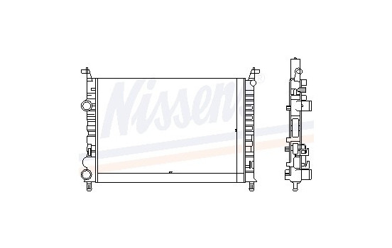 Radiator, engine cooling 61683 Nissens