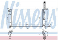 Radiator, engine cooling 617852 Nissens