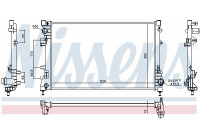 Radiator, engine cooling 617859 Nissens