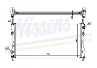 Radiator, engine cooling 62043A Nissens