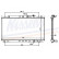 Radiator, engine cooling 62482A Nissens
