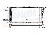 Radiator, engine cooling 62486A Nissens