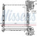 Radiator, engine cooling 62561A Nissens