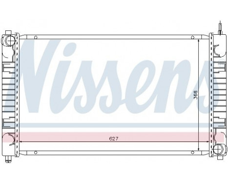 Radiator, engine cooling 62634 Nissens, Image 2