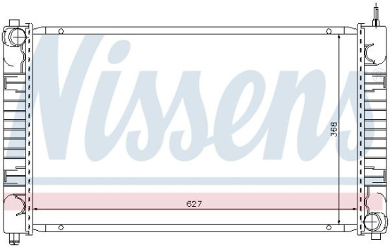 Radiator, engine cooling 62634 Nissens, Image 2