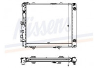 Radiator, engine cooling 62683A Nissens