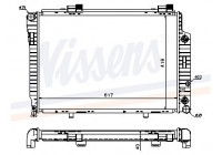 Radiator, engine cooling 62749A Nissens