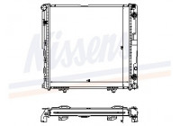 Radiator, engine cooling 62751A Nissens