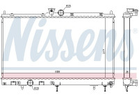 Radiator, engine cooling 628968 Nissens