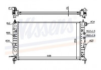 Radiator, engine cooling 63013A Nissens