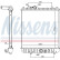 Radiator, engine cooling 630787 Nissens