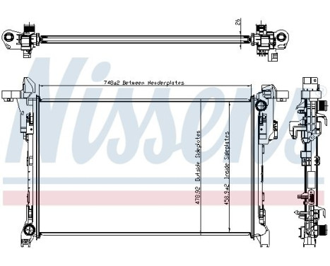 Radiator, engine cooling 630793 Nissens, Image 5