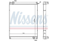 Radiator, engine cooling 63444 Nissens