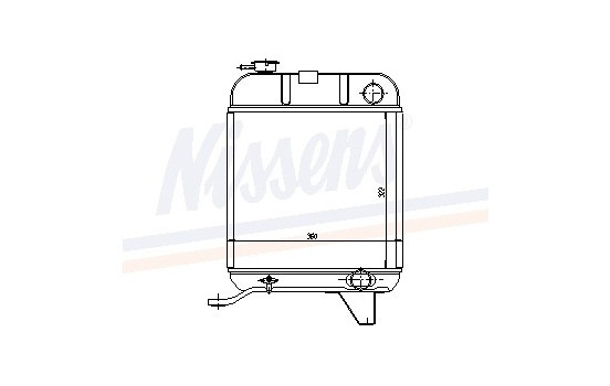 Radiator, engine cooling 63460 Nissens