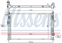 Radiator, engine cooling 636042 Nissens
