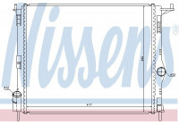Radiator, engine cooling 637609 Nissens