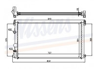 Radiator, engine cooling 63824A Nissens