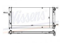 Radiator, engine cooling 639971 Nissens