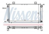 Radiator, engine cooling 64057A Nissens