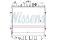 Radiator, engine cooling 64078 Nissens