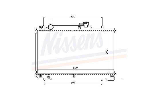 Radiator, engine cooling 64168 Nissens