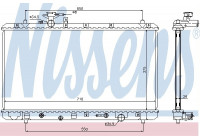 Radiator, engine cooling 64205 Nissens