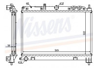 Radiator, engine cooling 64210A Nissens