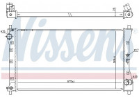 Radiator, engine cooling 64256 Nissens