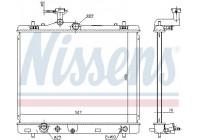 Radiator, engine cooling 64258 Nissens