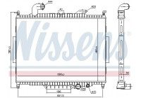Radiator, engine cooling 64330 Nissens