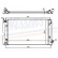 Radiator, engine cooling 64679A Nissens