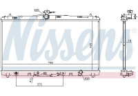 Radiator, engine cooling 646906 Nissens