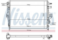 Radiator, engine cooling 65297 Nissens