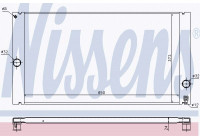 Radiator, engine cooling 65614 Nissens