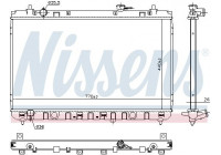 Radiator, engine cooling 666212 Nissens