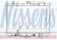 Radiator, engine cooling 66636 Nissens