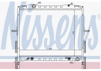 Radiator, engine cooling 66657 Nissens