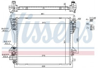Radiator, engine cooling 66709 Nissens