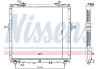 Radiator, engine cooling 66768 Nissens